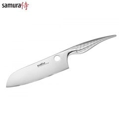Универсальный кухонный нож Samura Reptile SANTOKU, 170mm из AUS 10 Японской стали 60 HRC цена и информация | Ножи и аксессуары для них | 220.lv