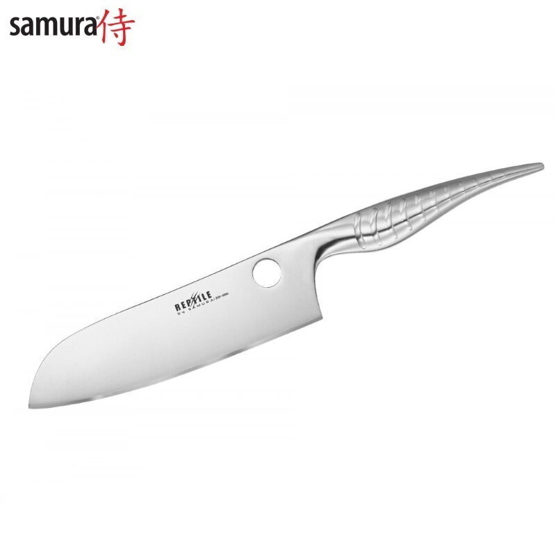 Samura REPTILE Universāls Virtuves nazis SANTOKU 170 mm no AUS 10 Japāņu tērauda 60 HRC cena un informācija | Naži un to piederumi | 220.lv