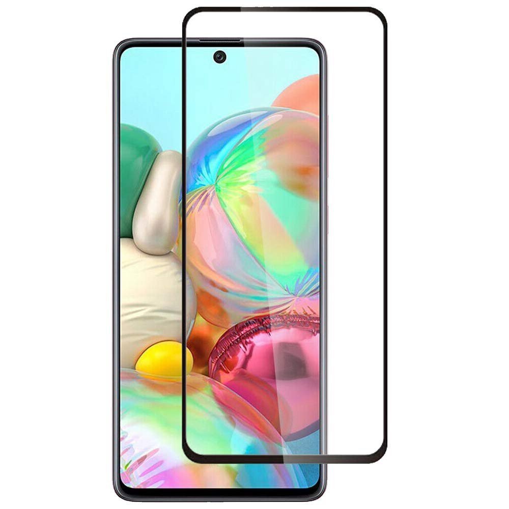 Hallo Full Face 5D Tempered Glass aizsargstikls ar rāmi Samsung Galaxy A52 / A52s 5G, melns cena un informācija | Ekrāna aizsargstikli | 220.lv