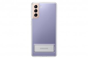 Samsung Прозрачный стоящий чехол G996B Galaxy S21 Plus прозрачный EF-JG996CTEGWW цена и информация | Чехлы для телефонов | 220.lv