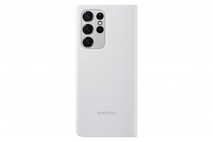 Samsung Smart Clear View Cover для Samsung Galaxy S21 Ultra, light gray цена и информация | Чехлы для телефонов | 220.lv