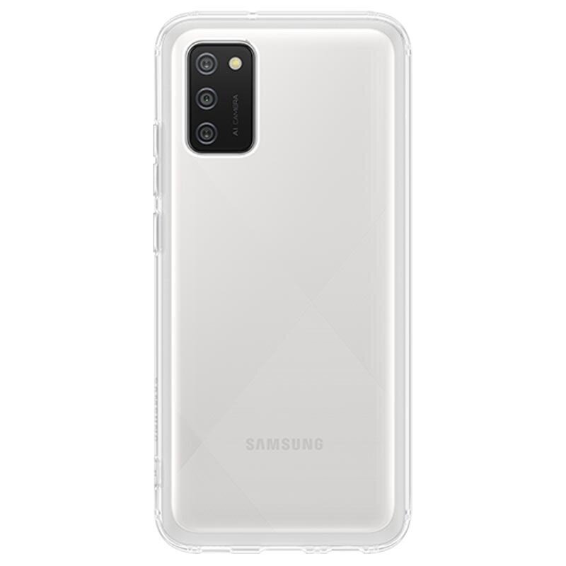 Samsung Soft Clear Cover A026F Galaxy A02s caurspīdīgs EF-QA026TTEGEU cena un informācija | Telefonu vāciņi, maciņi | 220.lv