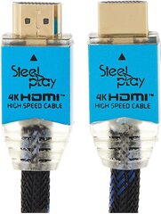 Steelplay Hdmi 2.0 4k High Speed Ultra Hd Led Cable, 2m cena un informācija | Kabeļi un vadi | 220.lv