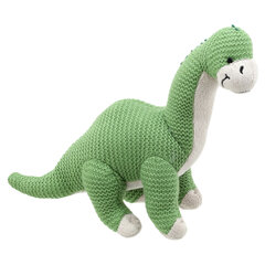 Dino Brontozaurs The Puppet Company Wilberry Knitted WB004306 cena un informācija | Rotaļlietas zīdaiņiem | 220.lv