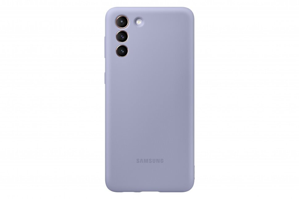 Samsung Silicone Cover piemērots Samsung Galaxy S21 Plus, violet cena un informācija | Telefonu vāciņi, maciņi | 220.lv