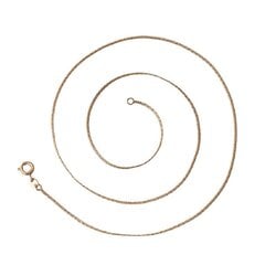 Позолоченная цепочка с покрытием розового золота, длина 50см цена и информация | Украшения на шею | 220.lv
