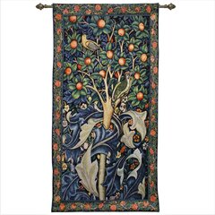Sienas gobelēna glezna Signare WM Woodpecker In Fruit Tree cena un informācija | Gleznas | 220.lv