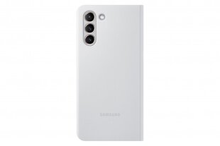 Samsung maciņš Smart LED piemērots Samsung Galaxy S21, Light Grey cena un informācija | Telefonu vāciņi, maciņi | 220.lv
