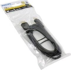 Кабель Philips SWV5401H/10 HDMI 1.8M 3D, UHD 2160P (4K) цена и информация | Кабели и провода | 220.lv