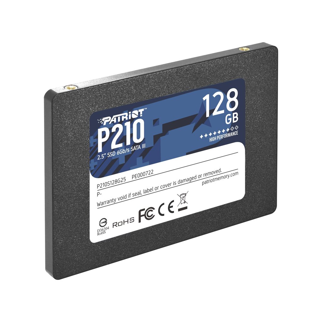 Patriot P210S128G25 цена и информация | Iekšējie cietie diski (HDD, SSD, Hybrid) | 220.lv