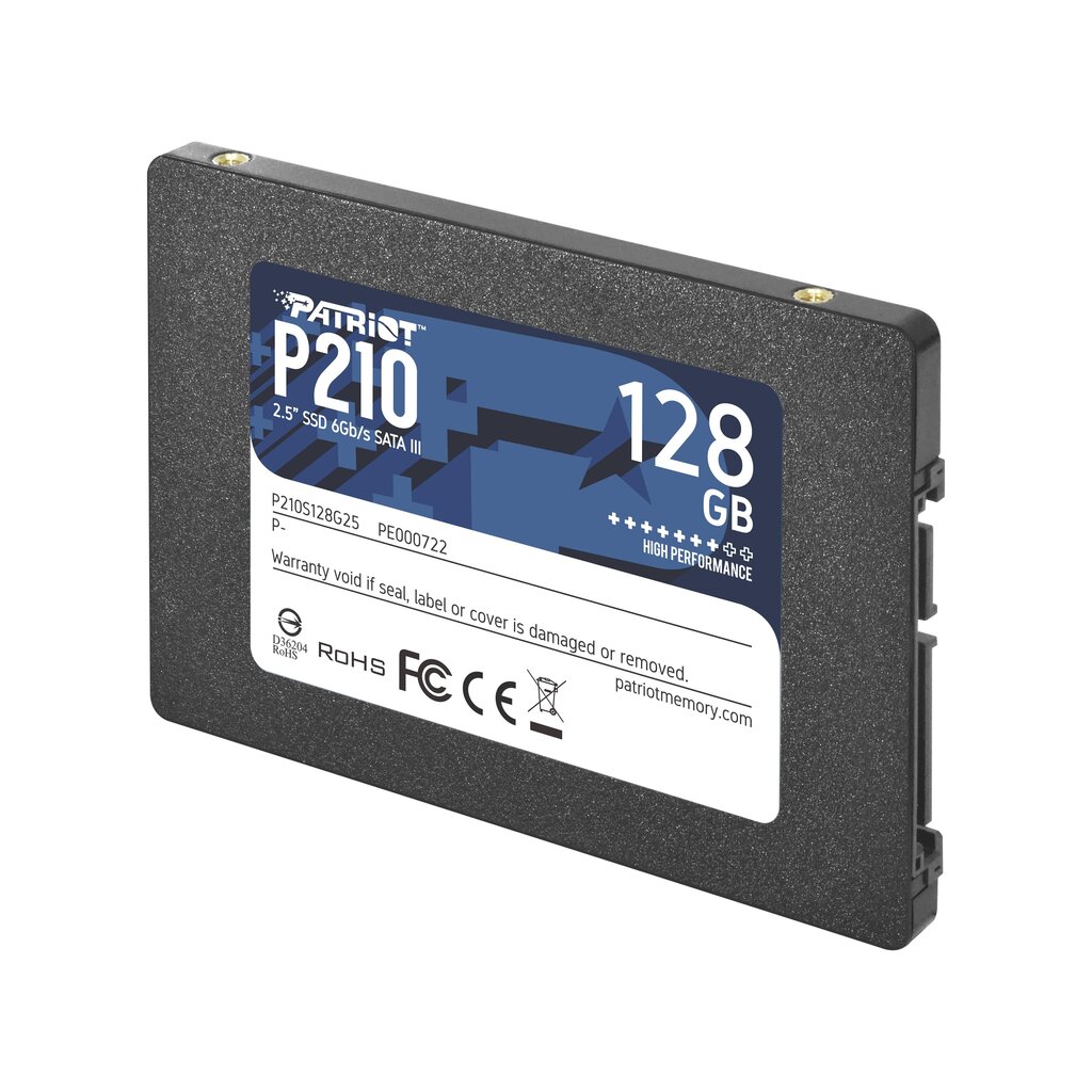 Patriot P210S128G25 цена и информация | Iekšējie cietie diski (HDD, SSD, Hybrid) | 220.lv