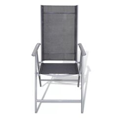 Dārza mēbeļu komplekts no alumīnija, 4 krēsli cena un informācija | Dārza mēbeļu komplekti | 220.lv