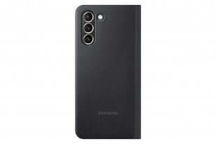 Samsung maciņš Smart LED piemērots Samsung Galaxy S21, Black cena un informācija | Telefonu vāciņi, maciņi | 220.lv