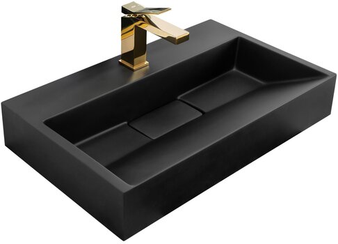 Умывальник REA Goya Black mat 60 см цена и информация | Раковины | 220.lv