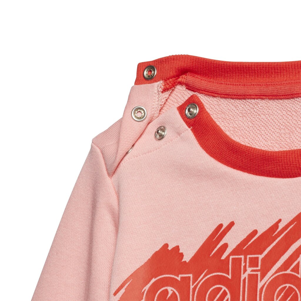 Adidas Sporta kostīms meitenei I Lin Jogg FT Red Pink cena un informācija | Komplekti meitenēm | 220.lv