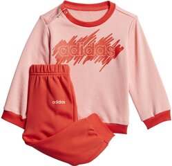 Adidas Cпортивные костюмы I Lin Jogg FT Red Pink цена и информация | Комплекты для девочек | 220.lv