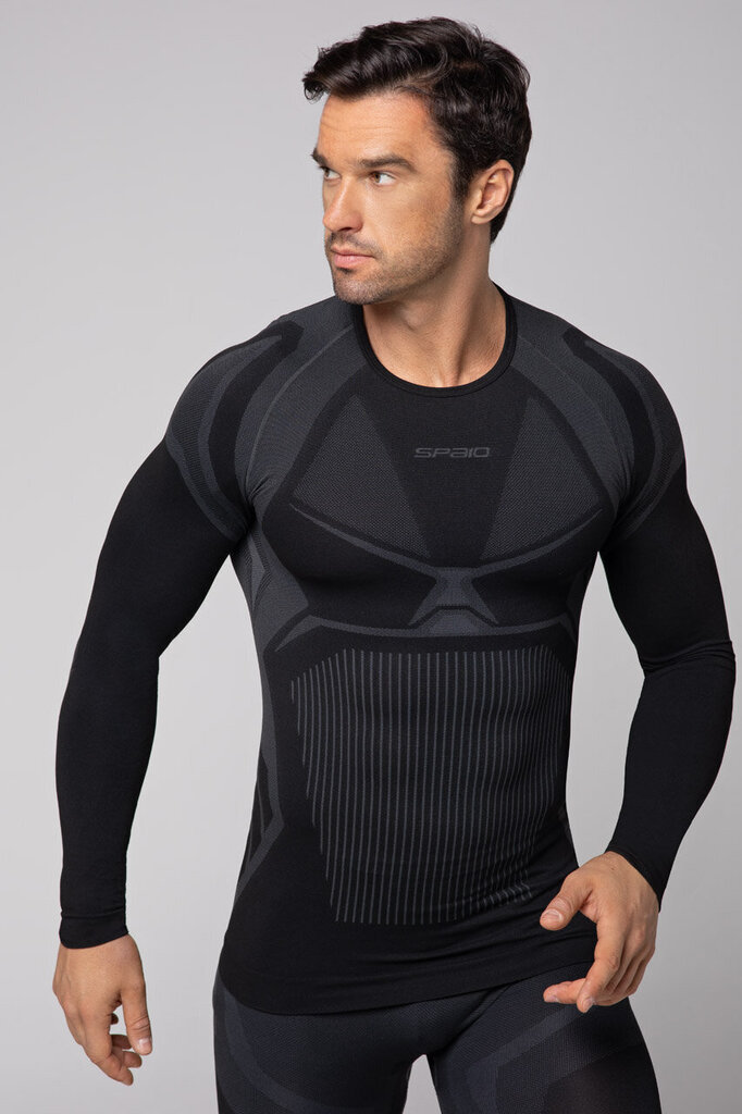 Vīriešu krekls Spaio Confidence (Melna/pelēka krāsa) цена и информация | Vīriešu termoveļa | 220.lv