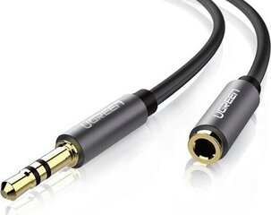 UGREEN AV118 AUX ligzdas audio pagarinātājs 3,5 mm 5 m, melns цена и информация | Кабели и провода | 220.lv