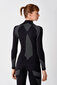 Sieviešu krekls Spaio Thermo 03, melns/pelēks цена и информация | Termoveļa sievietēm | 220.lv