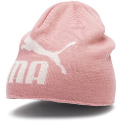 Ikdienas cepure meitenēm Puma Ess Logo Beanie Jr, rozā цена и информация | Шапки, перчатки, шарфы для девочек | 220.lv