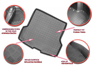 Коврик в багажник Skoda Rapid (with niches) 2012-2019 /28033 цена и информация | Коврики для багажника по авто моделям | 220.lv