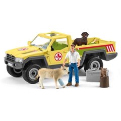 Ветеринарная машина на ферме World World Schleich цена и информация | Игрушки для девочек | 220.lv