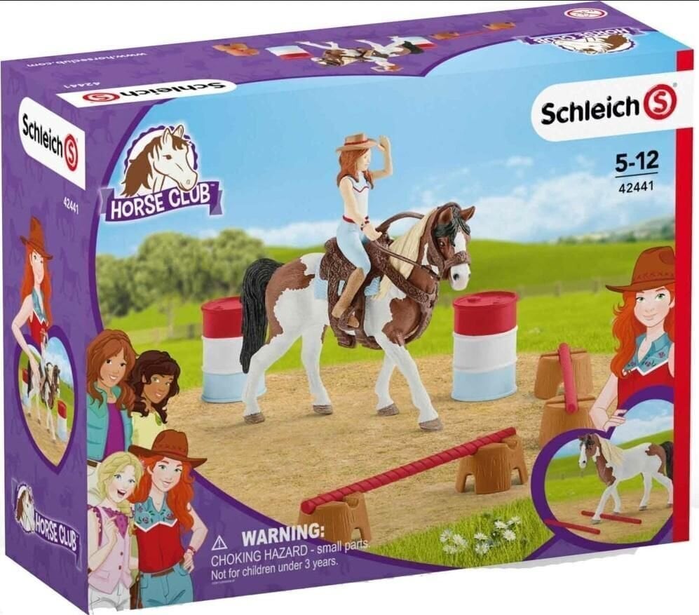 Hannas izjādes komplekts Horse Club Schleich, 42441 cena un informācija | Rotaļlietas meitenēm | 220.lv