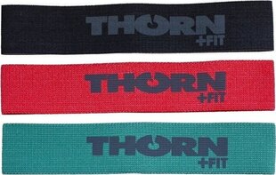 Pretestības gumiju komplekts Thorn +Fit Mini Bands Textile цена и информация | Фитнес-резинки, гимнастические кольца | 220.lv