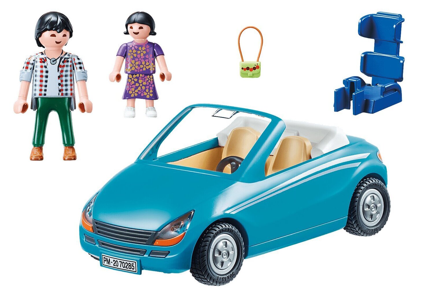 70285 PLAYMOBIL® City Life Ģimene ar automašīnu cena un informācija | Konstruktori | 220.lv