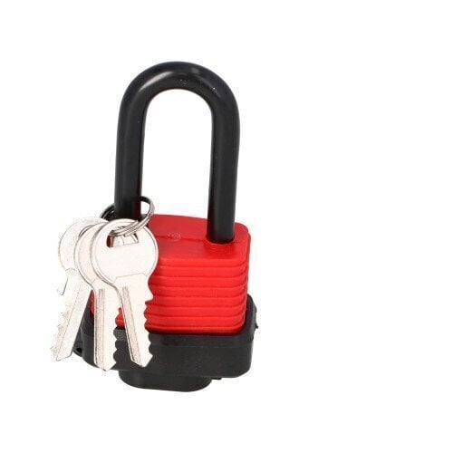Gumijas slēdzene 50mm, ūdensizturīga, 3 atslēgas Faster Tools (9746) цена и информация | Durvju slēdzenes | 220.lv