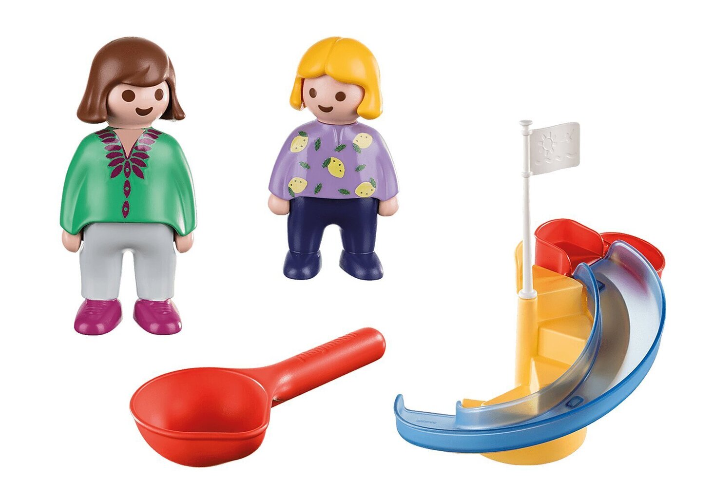 70270 PLAYMOBIL® 1.2.3 Ūdens slidkalniņš cena un informācija | Konstruktori | 220.lv