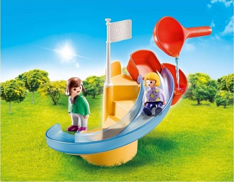 70270 PLAYMOBIL® 1.2.3 Ūdens slidkalniņš cena un informācija | Konstruktori | 220.lv