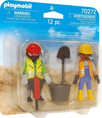 70272 PLAYMOBIL® DuoPack Celtnieki cena un informācija | Konstruktori | 220.lv