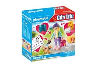 70595 PLAYMOBIL® City Life Modes dāma ar sunīti cena un informācija | Konstruktori | 220.lv
