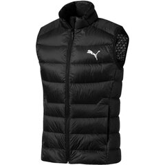 Ikdienas veste vīriešiem Puma PWRWarm PackLite 600 Down Vest 58003001, melna cena un informācija | Vīriešu vestes | 220.lv