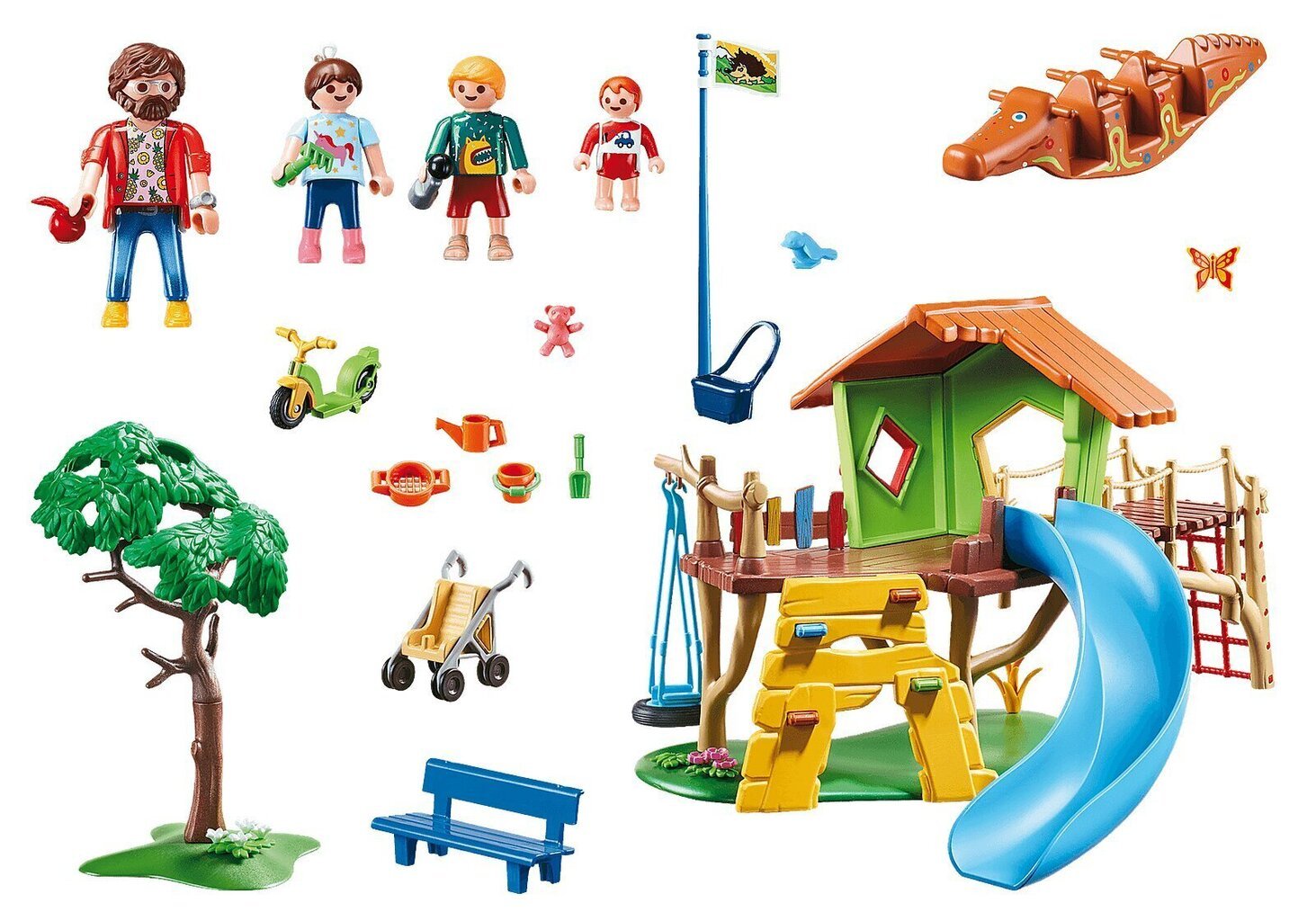 70281 PLAYMOBIL® City Life, Rotaļu laukums цена и информация | Konstruktori | 220.lv