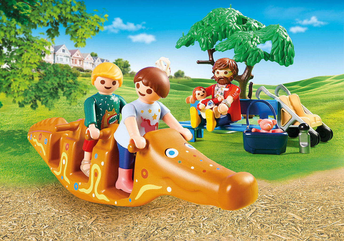 70281 PLAYMOBIL® City Life, Rotaļu laukums цена и информация | Konstruktori | 220.lv