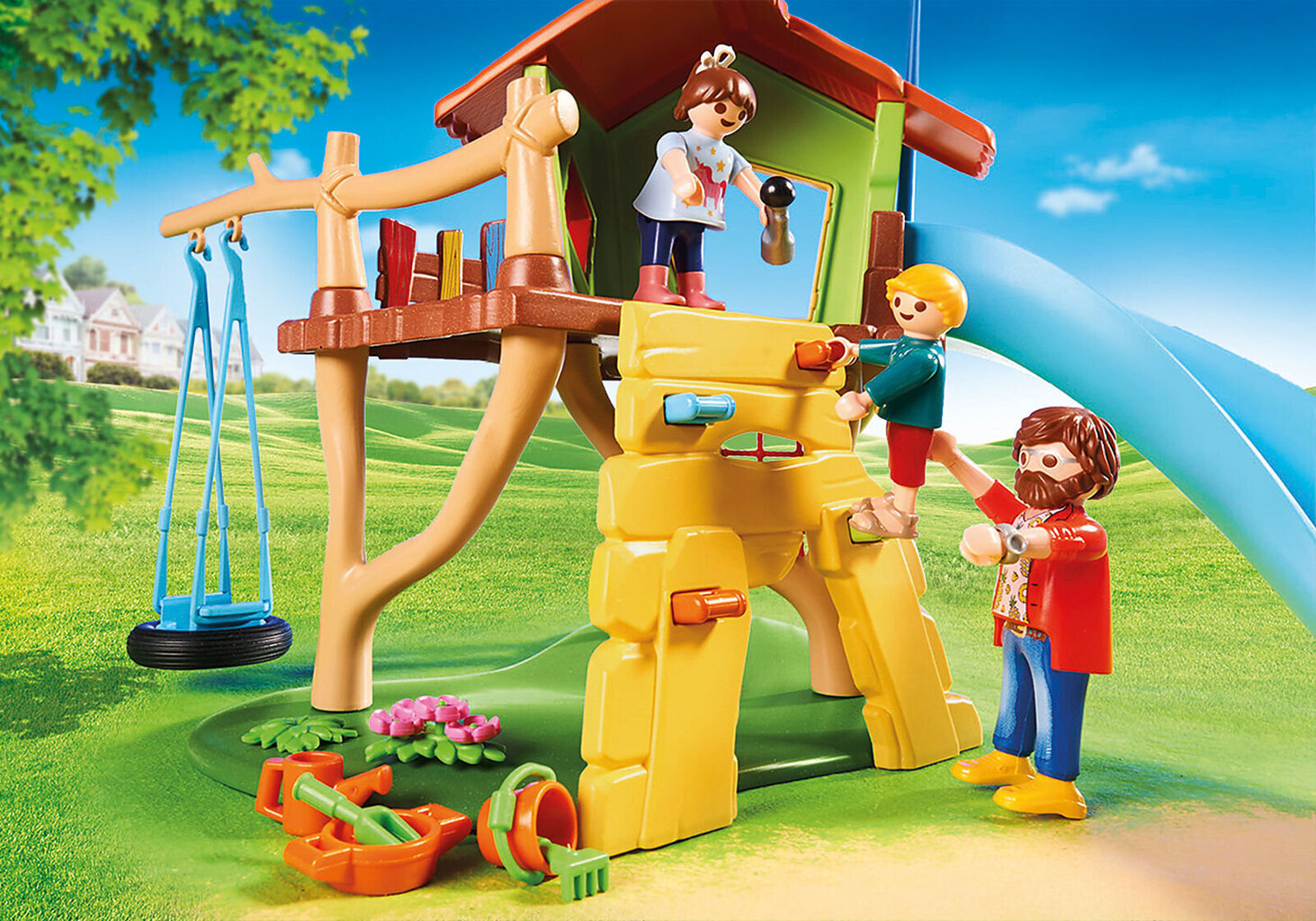 70281 PLAYMOBIL® City Life, Rotaļu laukums cena un informācija | Konstruktori | 220.lv