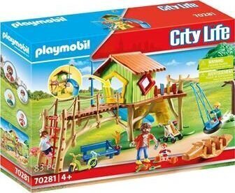 70281 PLAYMOBIL® City Life, Rotaļu laukums цена и информация | Konstruktori | 220.lv