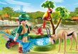 70295 PLAYMOBIL® Family Fun Zooloģiskā dārza darbinieks cena un informācija | Konstruktori | 220.lv