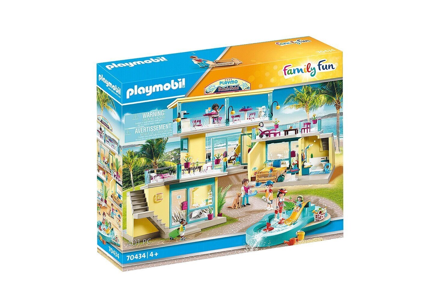 70434 PLAYMOBIL® Family Fun Playmo pludmales viesnīca cena un informācija | Konstruktori | 220.lv