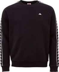 Джемпер для мужчин Kappa Harris Sweatshirt 308016-19-4006, черный цена и информация | Мужские толстовки | 220.lv