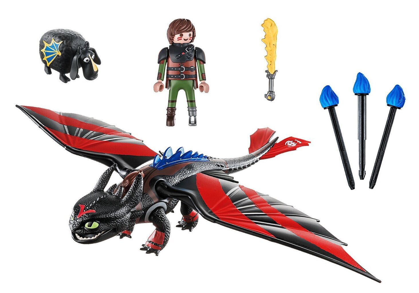 70727 PLAYMOBIL® Dragons Pūķu sacīkstes: Hiccup un Toothless cena un informācija | Konstruktori | 220.lv