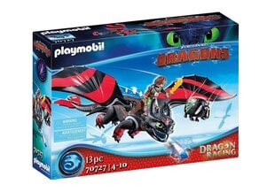 70727 PLAYMOBIL® Dragons Pūķu sacīkstes: Hiccup un Toothless cena un informācija | Konstruktori | 220.lv