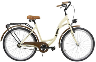 Городской велосипед AZIMUT Classic 26" 2021, кремовый цена и информация | Велосипеды | 220.lv