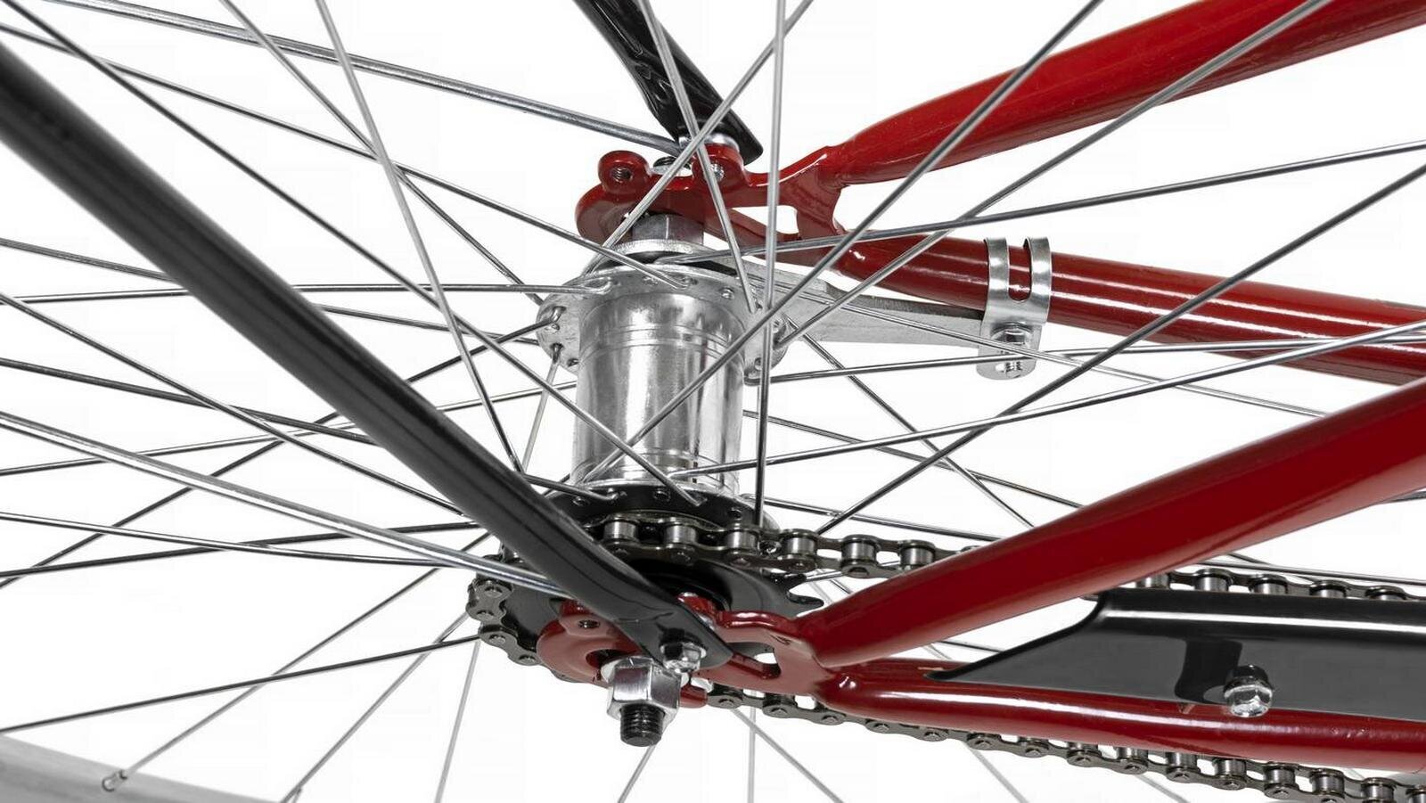 Pilsētas velosipēds AZIMUT Classic 26" 2021, sarkans cena un informācija | Velosipēdi | 220.lv