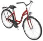 Pilsētas velosipēds AZIMUT Classic 28" 2021, sarkans cena un informācija | Velosipēdi | 220.lv