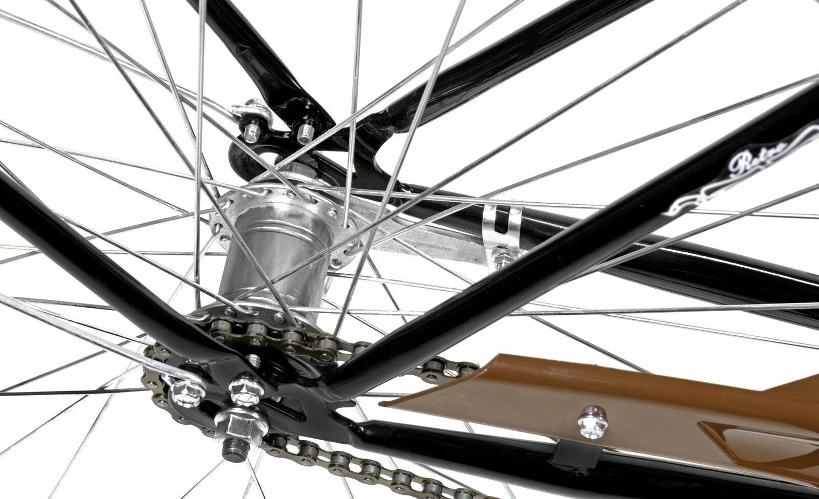 Pilsētas velosipēds AZIMUT Retro 26" 2021, melns цена и информация | Velosipēdi | 220.lv