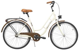 Pilsētas velosipēds AZIMUT Retro 26" 2021, krēmkrāsas cena un informācija | Velosipēdi | 220.lv