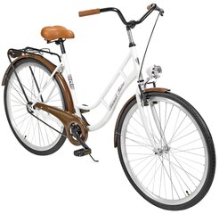 Pilsētas velosipēds AZIMUT Retro 28" 2021, balts cena un informācija | Velosipēdi | 220.lv